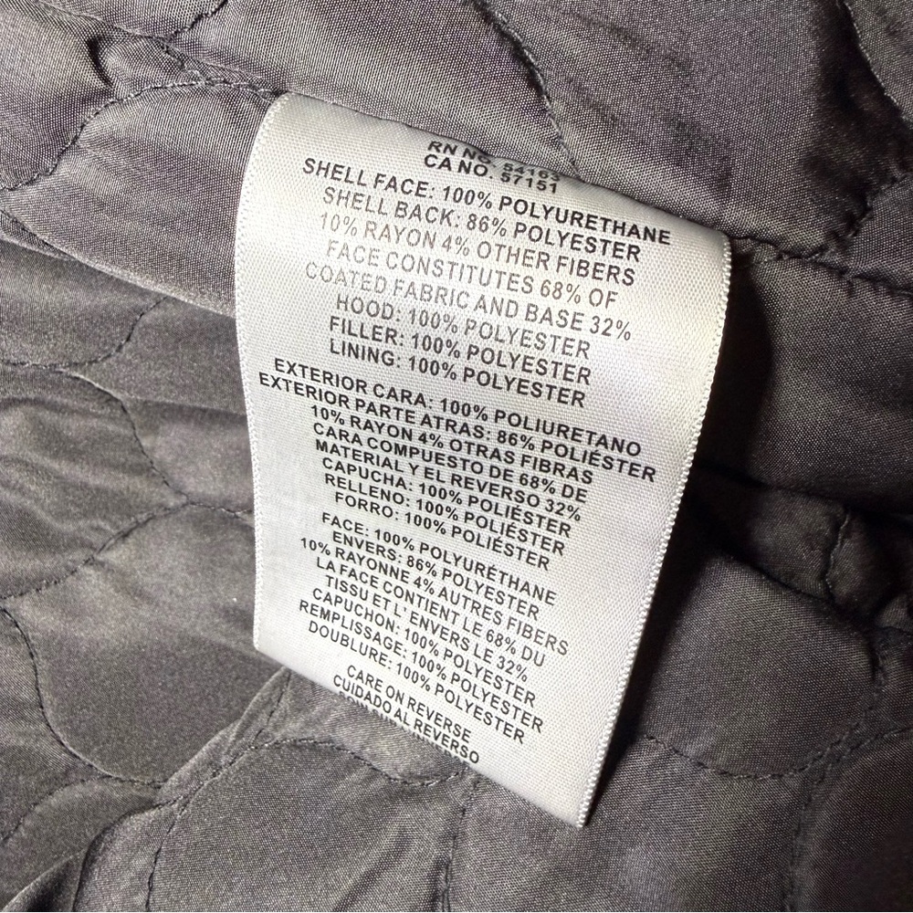 Levi's Black Men's Jersey Hood Racer Jacket - Picture 6 of 6
